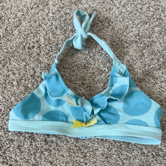 Gymboree Girl’s blue polka dot Two Piece bikini bathing suit Swimsuit Size 5 - Picture 5 of 10